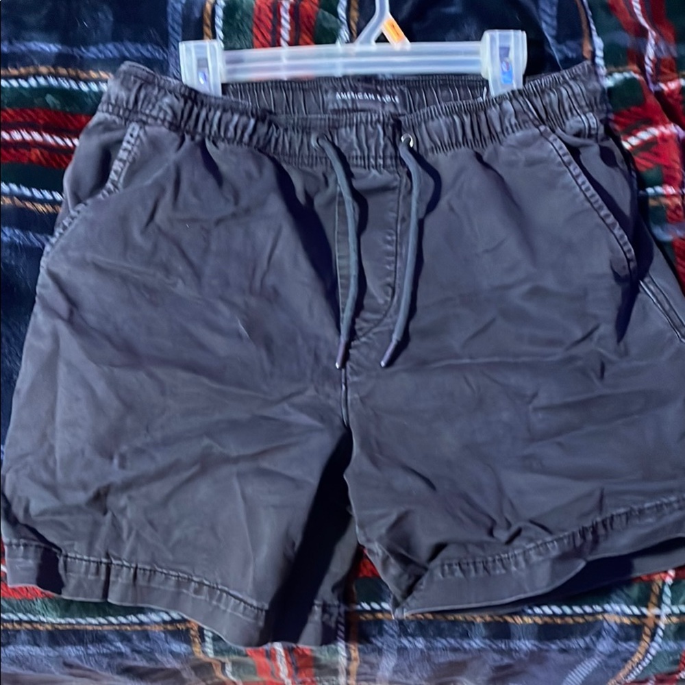 Black Drawstring Shorts